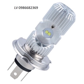 Bóng đèn led 3 chân h4/l12 gắn xe máy