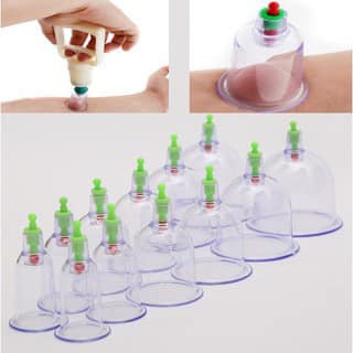 Bộ GIÁC HƠI 12 ly hút chân không- Giác hơi không dùng lửa-an toàn.