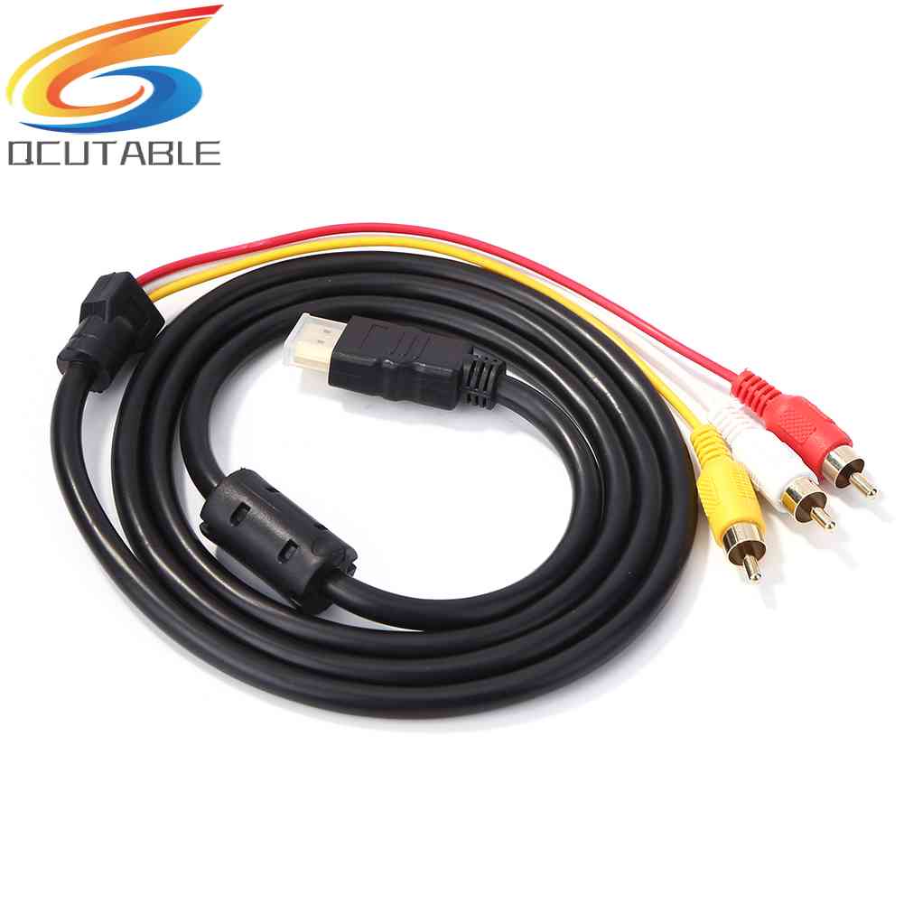Cáp ChuyểN ĐổI HDMI-Compible Sang 3RCA AV