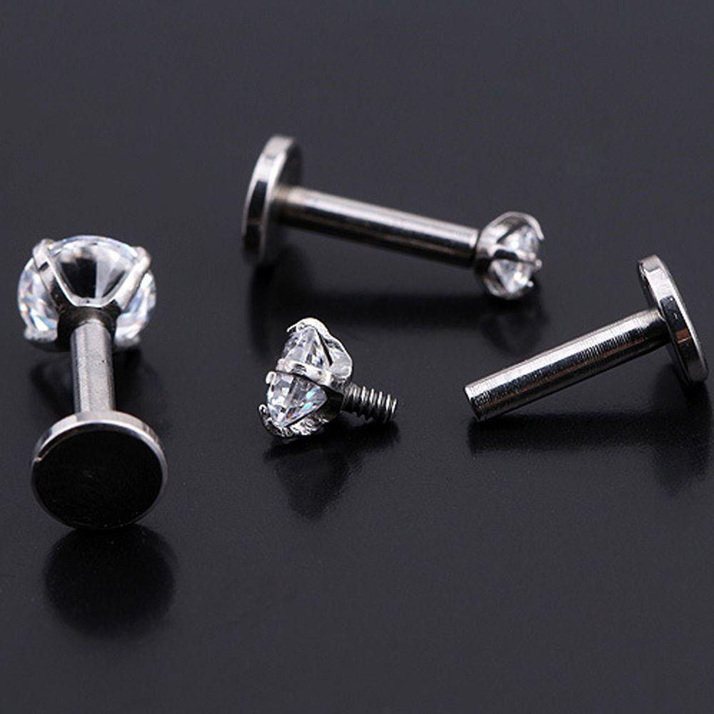 Khuyên Tai Đính Đá Zircon 1 Cái Thời Trang|Nhẫn Đeo Môi