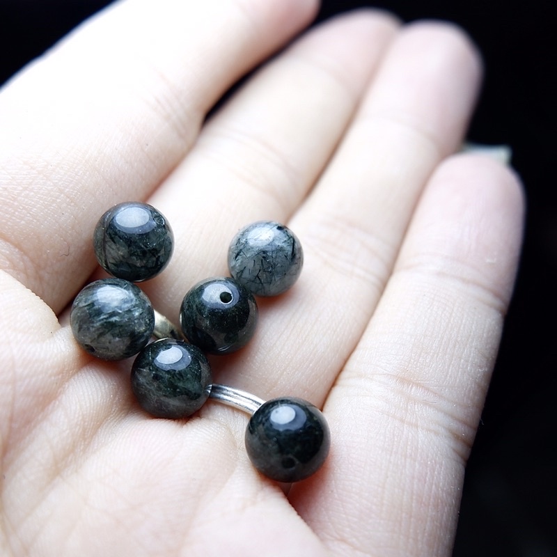 [Gardenquartz] (Giá 1 viên ) hạt lẻ,thanh tẩy, đá thiên nhiên