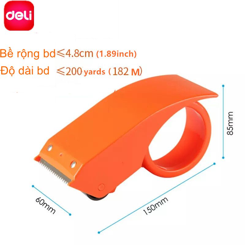 Cắt Băng keo Băng Dính, khổ rộng 5cm Cuộn Nhỏ Dưới 1 kg Deli 801