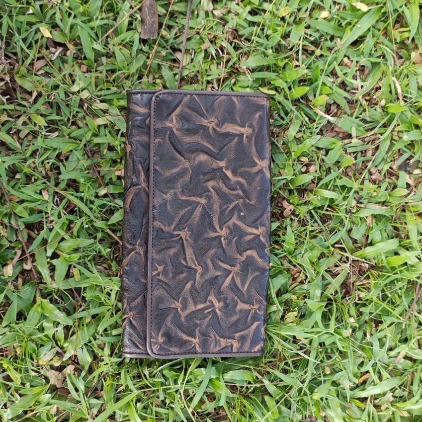 Ví bóp clutch cầm tay Da thật second-hand Đồ Si Bon- VD034