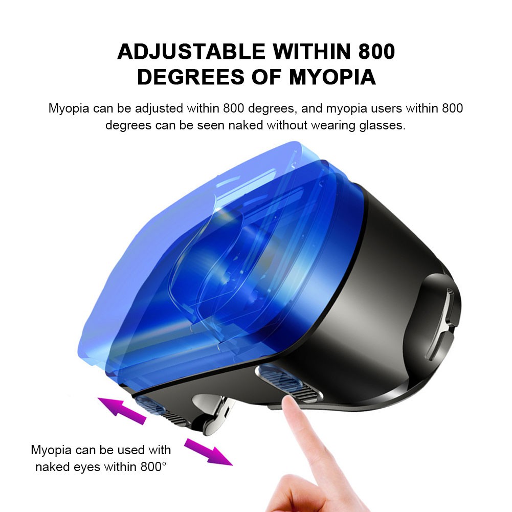 👓New VRG PRO VR Glasses Mobile Phone Dedicated 3D Movie Virtual Reality Blu-ray Magic Mirror