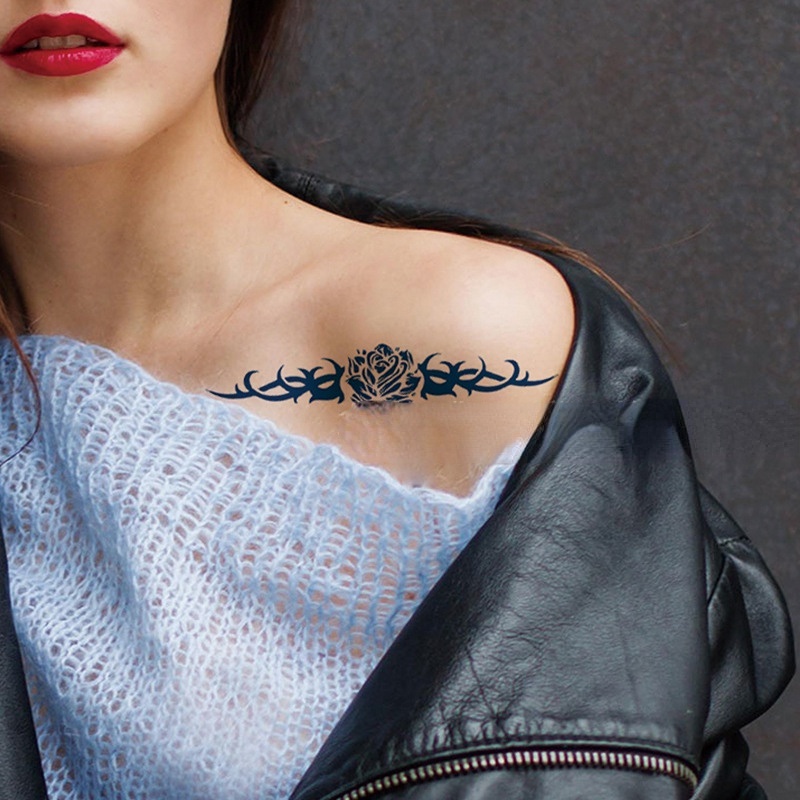 Hình Xăm Tạm Thời Chống Cọ Xát 15 Ngày Họa Tiết Thảo Dược Độc Đáo