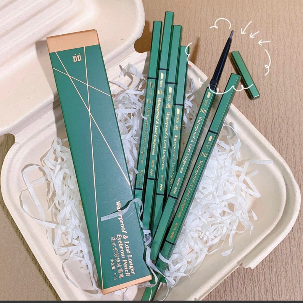 Chì Kẻ Mày Chống Nước Lâu Trôi Xixi Water & Last Longer Eyebrow Pencil - xixi576