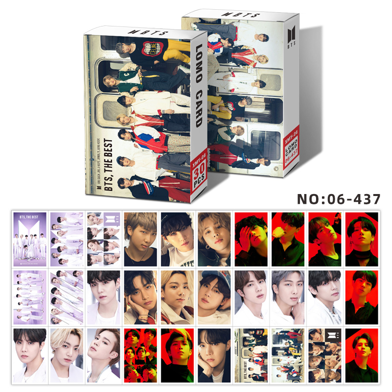 Hộp 30 Ảnh Lomo Card Nhóm Nhạc Bts 2021