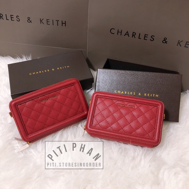 Túi + Clutch Cnk kèm box chính hãng có sẵn CK6-10840105