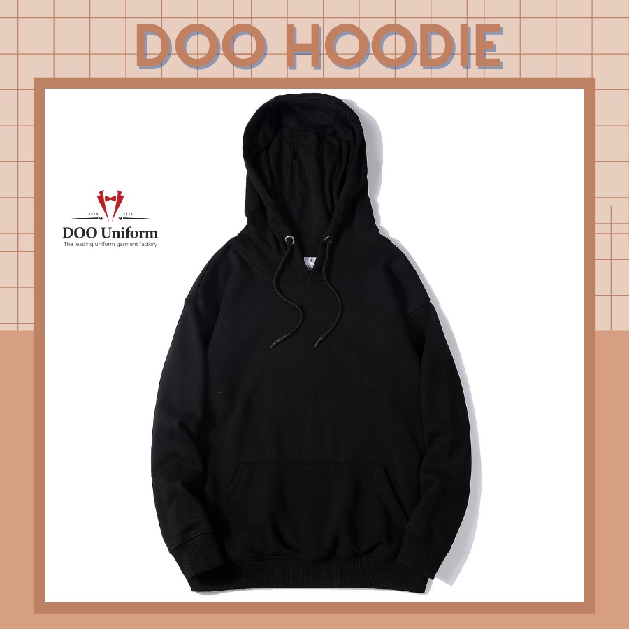 [DOO HOODIE] Áo Hoodie Nam Trơn