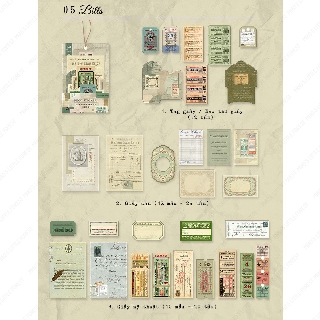 BỘ GIẤY VINTAGE JOURNAL | MDC214