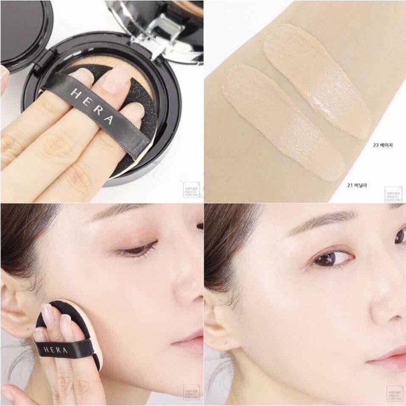 PHẤN NƯỚC HERA BLACK CUSHION KÈM LÕI PHỤ | BigBuy360 - bigbuy360.vn