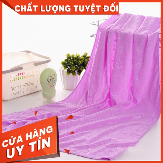 Khăn Tắm Xuất Nhật Siêu Mềm Mịn Khổ 70x1,4M ( Freeship Toàn Quốc )