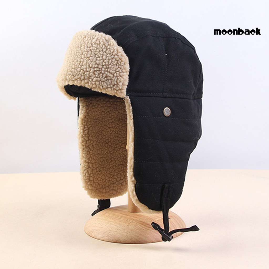 Mũ Bomber Mềm Che Tai Chống Gió Giữ Ấm Mùa Đông Cho Nam Nữ