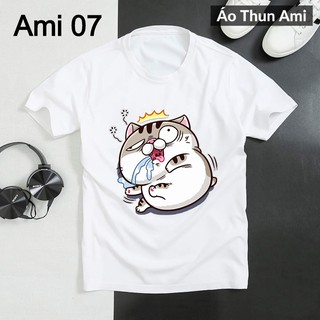 ⚡️FREESHIP⚡️Áo Thun Mèo Ami Bụng Bự 2