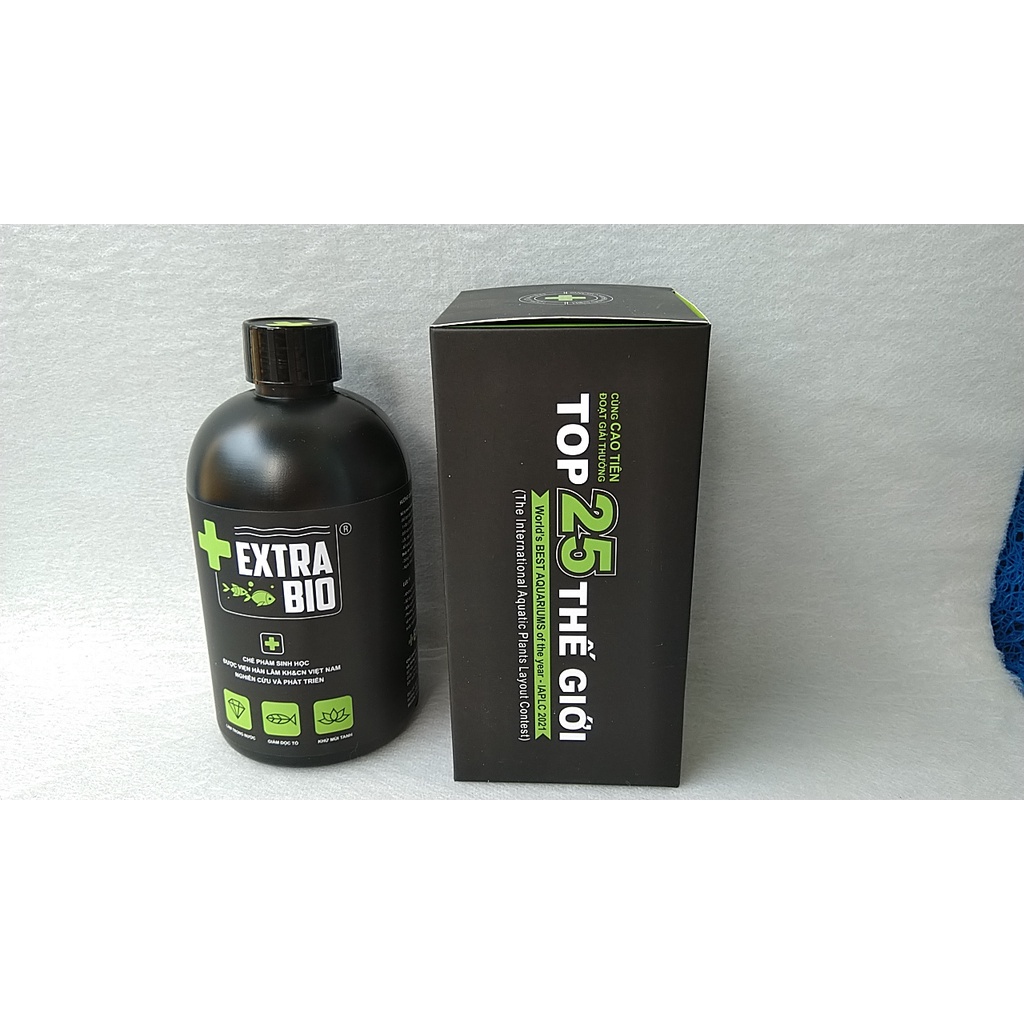 Men vi sinh cao cấp Extra bio chai 500ml dùng cho hồ cá.