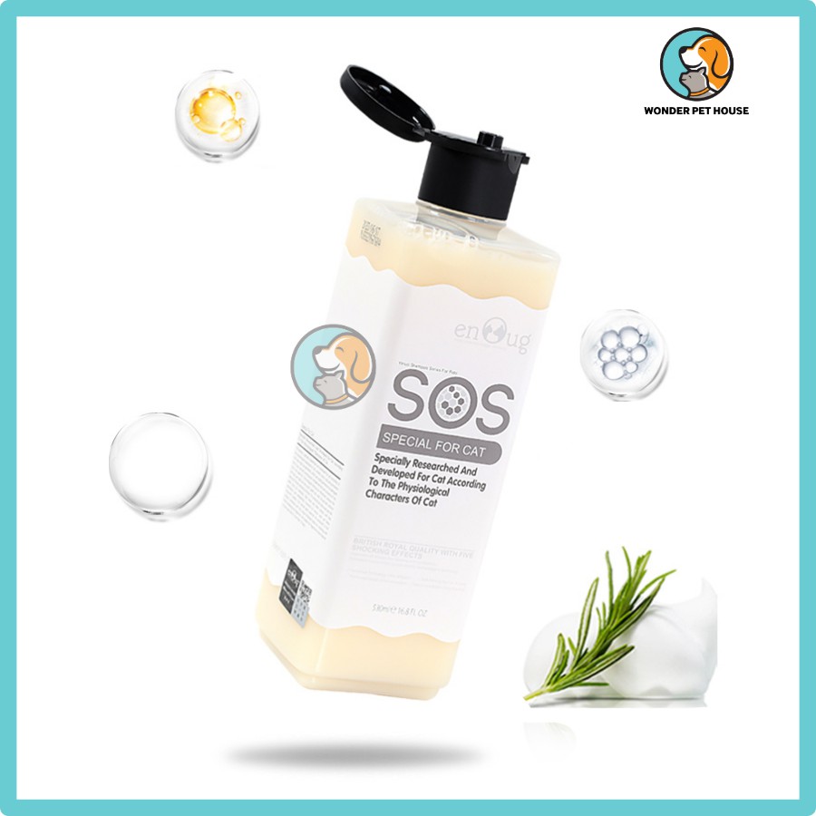 [Chính Hãng Kỳ Nam] Sữa Tắm SOS Cho Mèo 530ml Dưỡng Lông