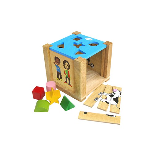 Đồ chơi Hộp xếp hình thả khối Winwintoys 69022