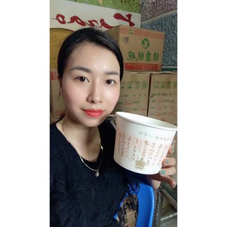 50 bát giấy 1000ml - đựng bún phở, cháo, mì cay (kèm nắp)