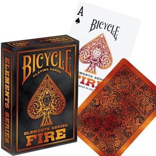 Bộ Bài Bicycle Fire Elements Playing Cards, Bộ Bài Bicycle Lửa Nguyên Tố, Thẻ Sưu Tập USPCC, Trò Chơi Thẻ Ma Thuật, Đạo Cụ Ảo Thuật Cho Nhà Ảo Thuật