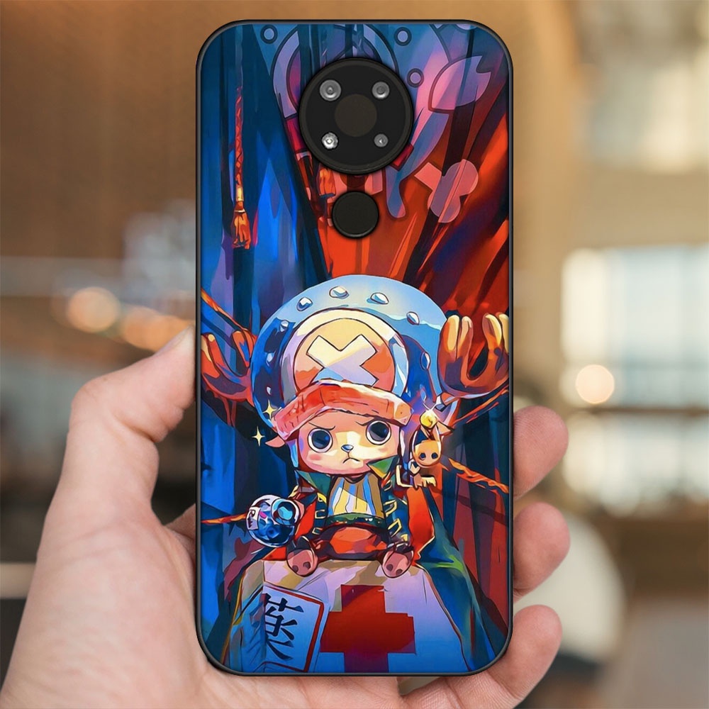 Ốp lưng Nokia 3.4 viền đen in hình Chopper One Piece Đảo Hải Tặc