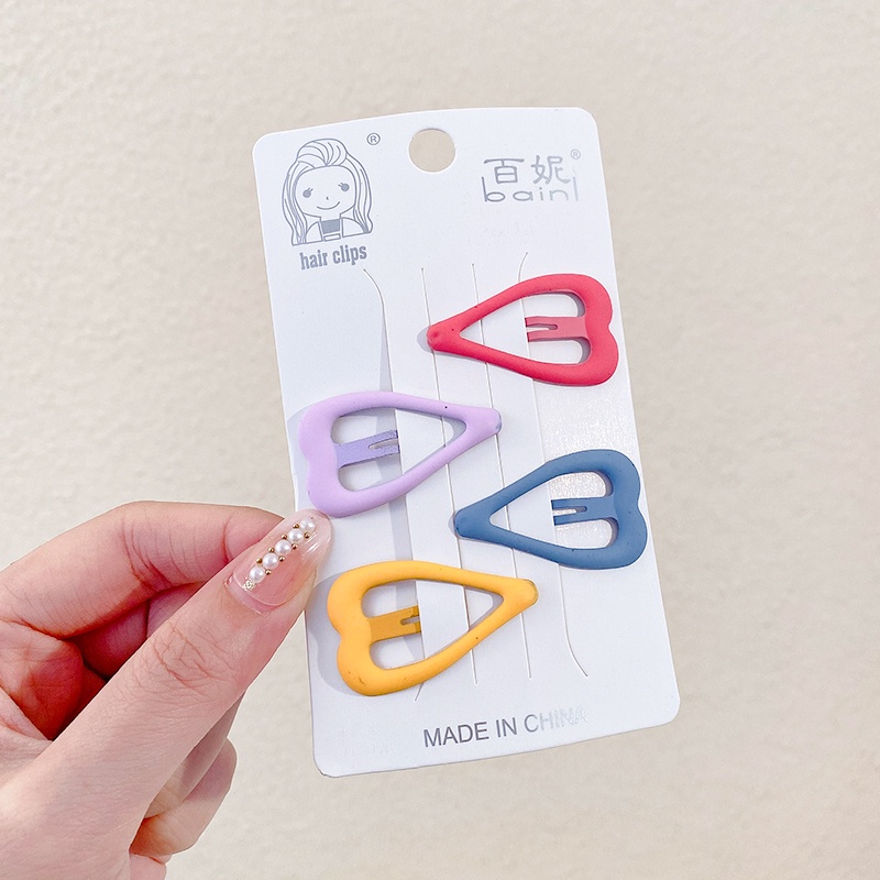 Kẹp Tóc Cỡ Nhỏ Họa Tiết Hoạt Hình Dễ Thương Cho Bé Gái