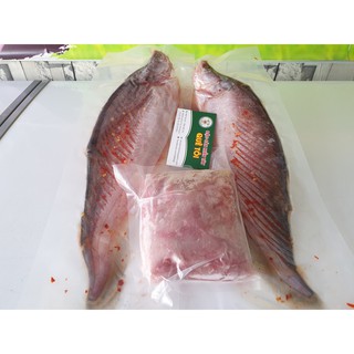 Combo 500g cá thác lát rút xương, 500g cá thác lát nạo nguyên chất - Giao siêu tốc 1-2h HCM