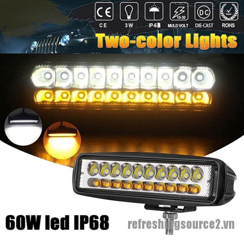 Thanh đèn led trợ sáng cho xe hơi < Ref2 1x 6 "60W