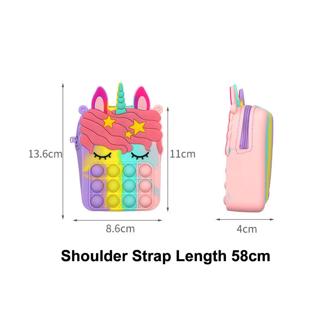 Túi Đựng Tiền Xu Đồ Chơi Giải Tỏa Căng Thẳng Mini Dành Cho Người Lớn Và Trẻ Em Nhiều Màu Sắc
