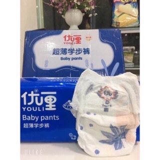 (ThaiNguyen)Bỉm YOULI dán/quần S56/M46/L42/XL40/XXL36/XXXL34