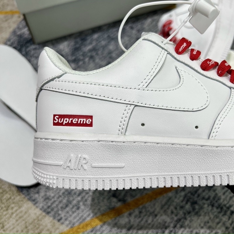 GIÀY AF1 WHITE LOW X SUPRME LAI AU