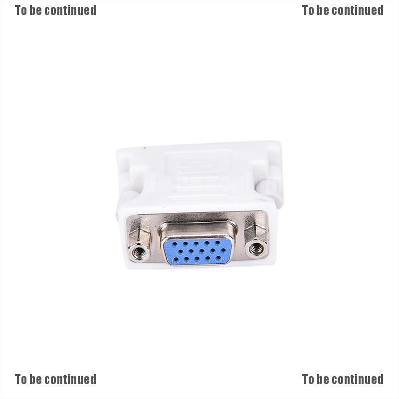 Đầu Chuyển Đổi VGA 15-Pin Sang 24 + 1-Pin Dvi-D Cho Máy Tính