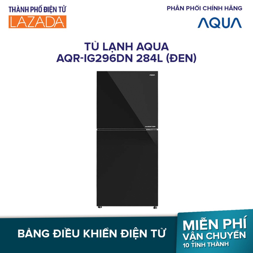 Tủ lạnh Aqua Inverter AQR-IG296DN 284 lít (Freeship TP.HCM)