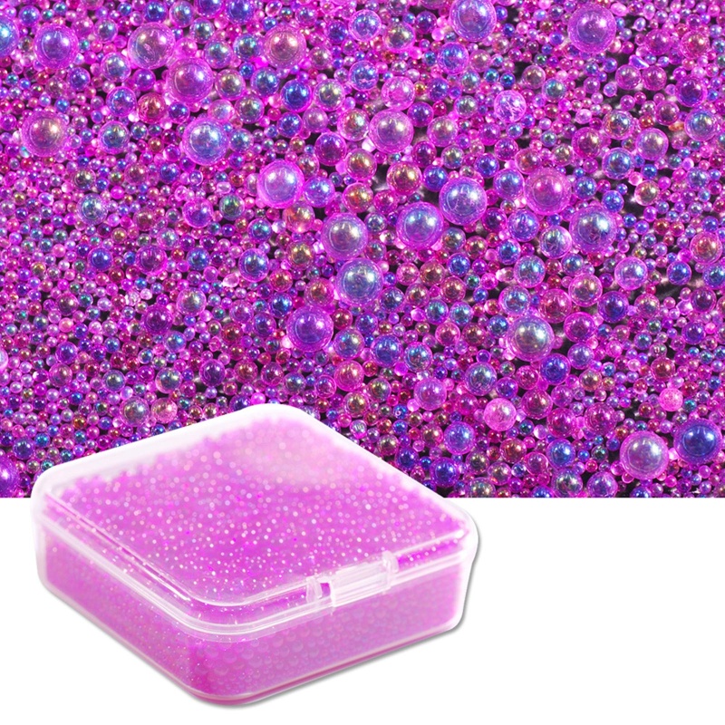 Hộp 90g Hạt Cườm Nhựa Dùng Để Trang Trí Móng Nghệ Thuật