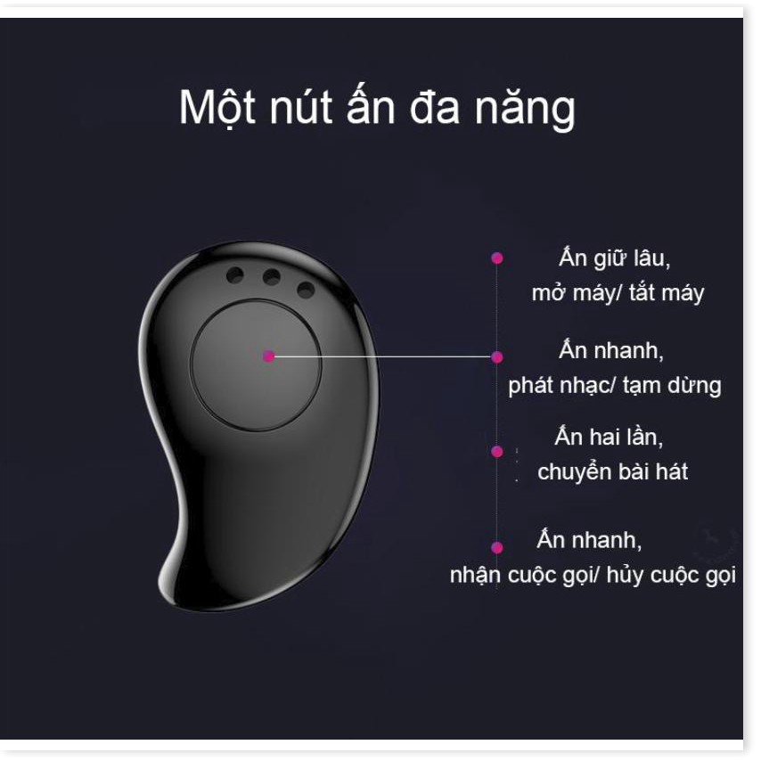 Tai nghe bluetooth nhét tai siêu nhỏ