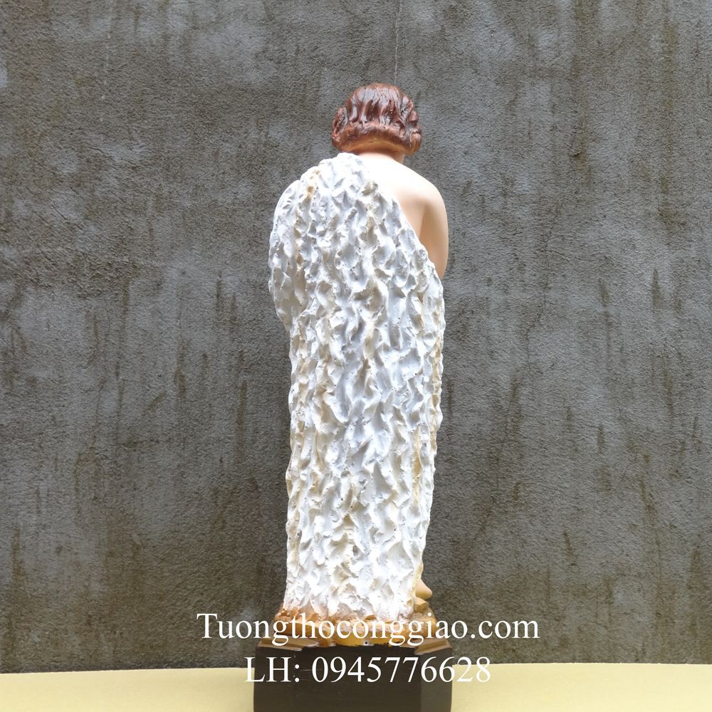 Tượng Thánh Gioan Baotixita  50cm composite
