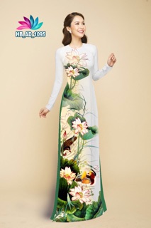 Vải áo dài sen