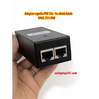 Adapter nguồn poe 12V 1A chính hãng