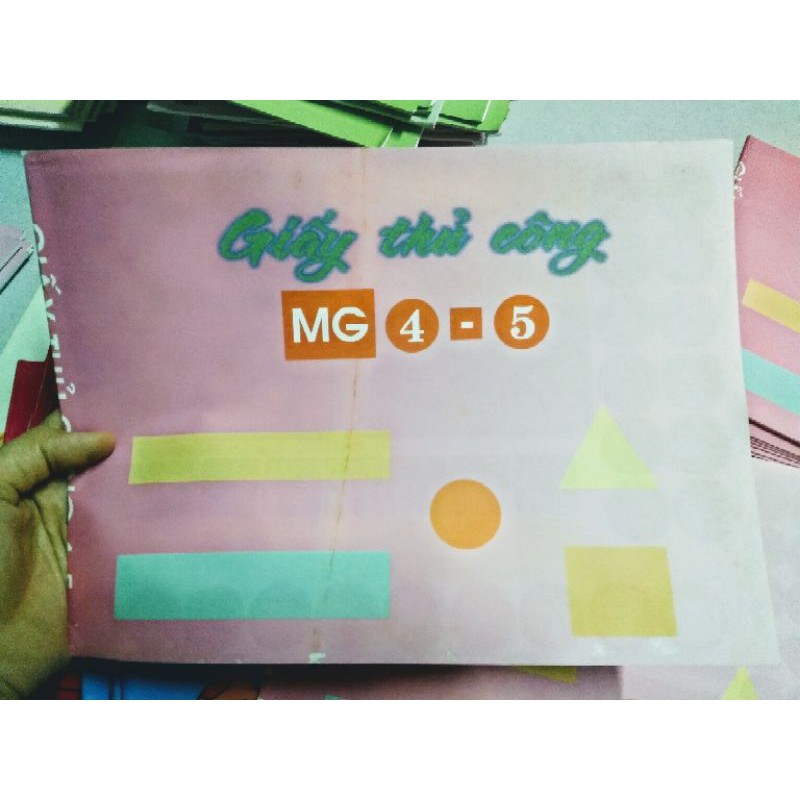 Sale quyển tập thủ công cho bé 4-6T