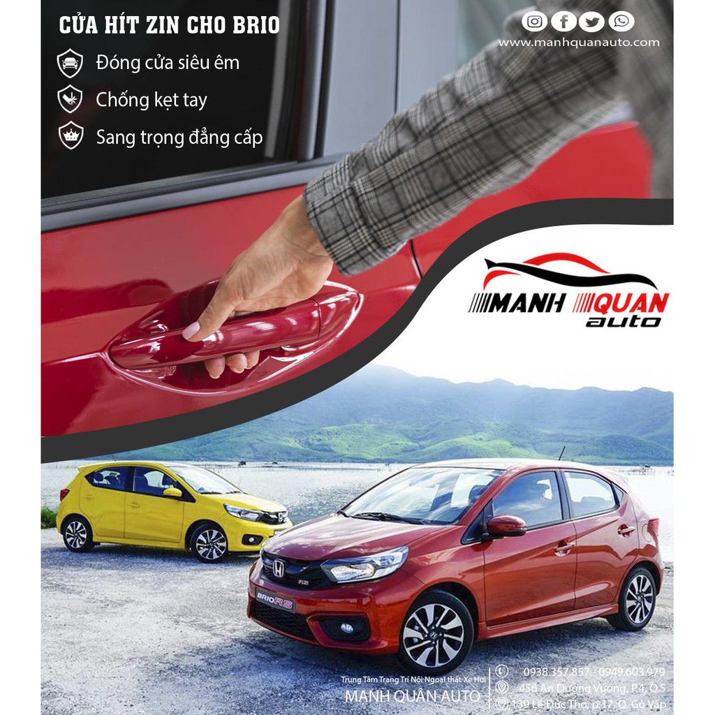 Cửa Hít Tự Động Cho Dòng Xe Honda