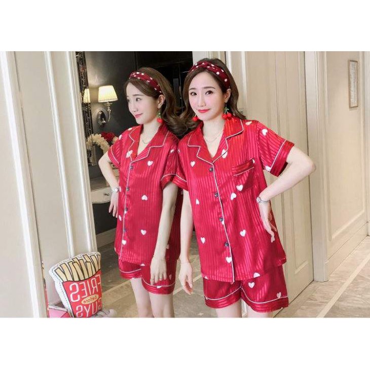 [Hàng Đẹp] Bộ Ngủ Mặc Nhà Pyjama Quần Đùi Áo Cộc Tay Cho Nữ. Họa Tiết Đẹp, Bo Viền - TIM. | BigBuy360 - bigbuy360.vn
