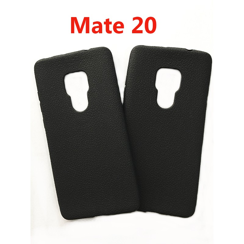 Ốp Lưng Huawei Mate 20Pro – Mate 20 Nhựa Dẻo Vân Da
