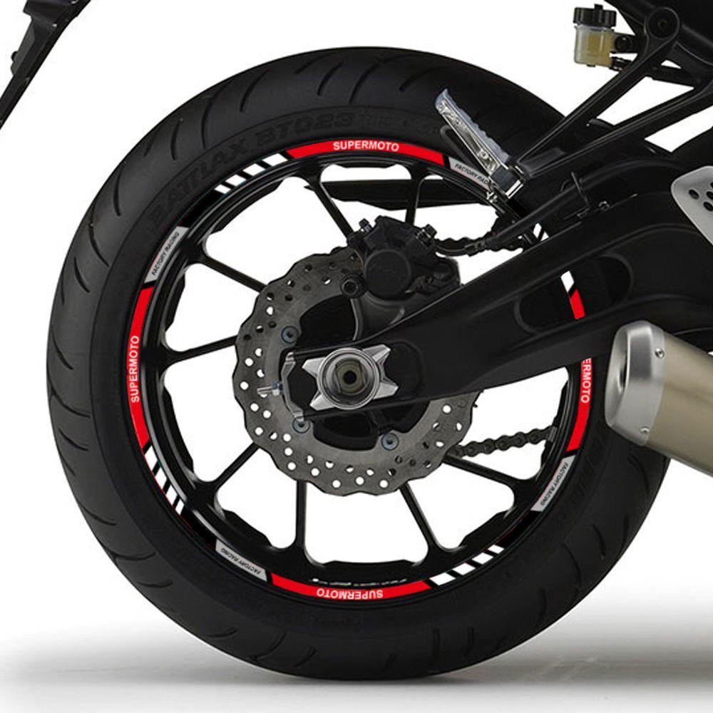 Đề Can Phản Quang Chống Thấm Nước 10 &quot;12&quot; 17 &quot;18&quot; Phong Cách Trang Trí Bánh Xe Mô Tô