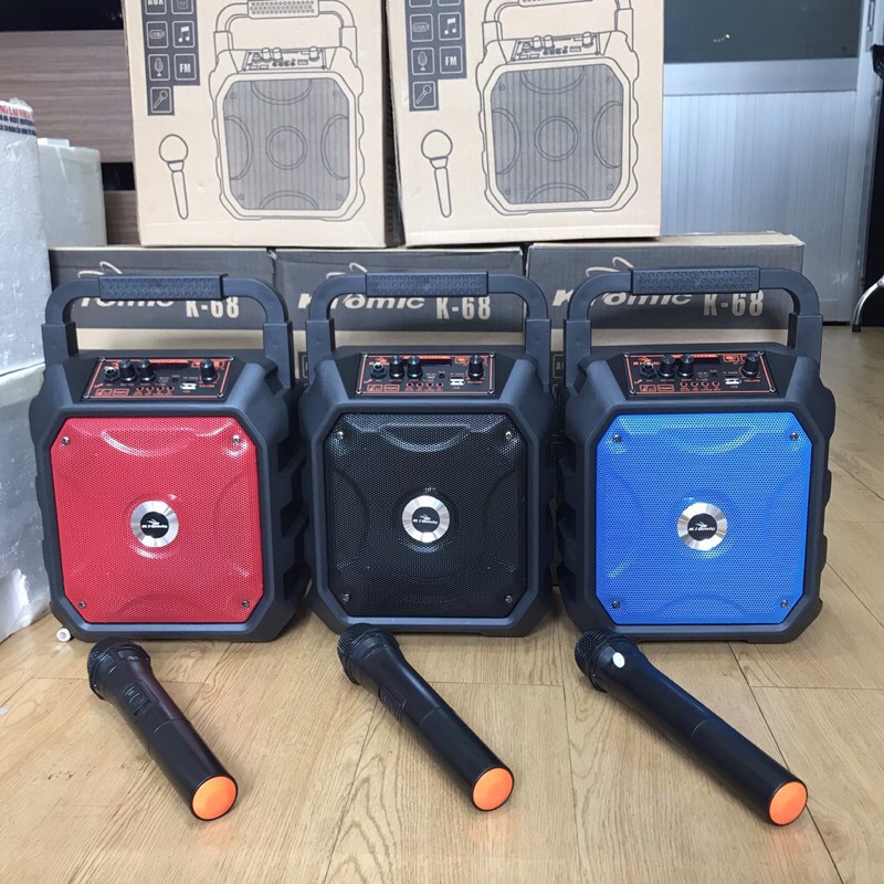 Loa Bluetooth Karaoke MiNi Di Động,Kèm Micro Không Dây