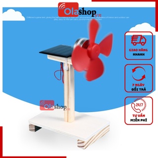 Quạt năng lượng mặt trời lắp ghép DIY