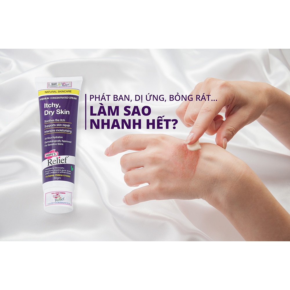 Kem Đa Năng Thảo Dược Hope’s Relief 60g Úc Kem đa năng chuyên các vấn đề về da liễu