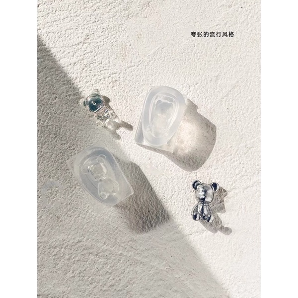 Khuôn gấu bearbrink , khuôn nail silicon , khuôn làm charm nail