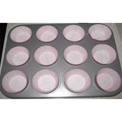 Bộ 500 chén giấy cupcake mềm trắng lót nướng bánh, lót bánh bao đường kính mở rộng 9.5cm