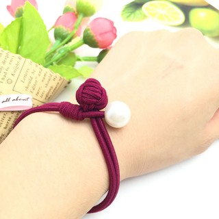 Cột tóc nữ viên châu sang trọng