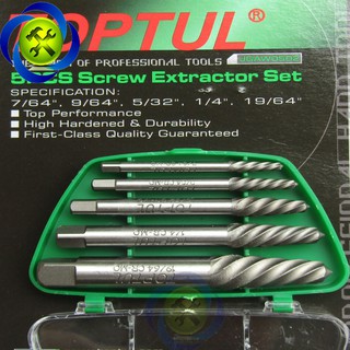 BỘ LẤY ỐC GÃY 5 CHI TIẾT TOPTUL JGAW0502
