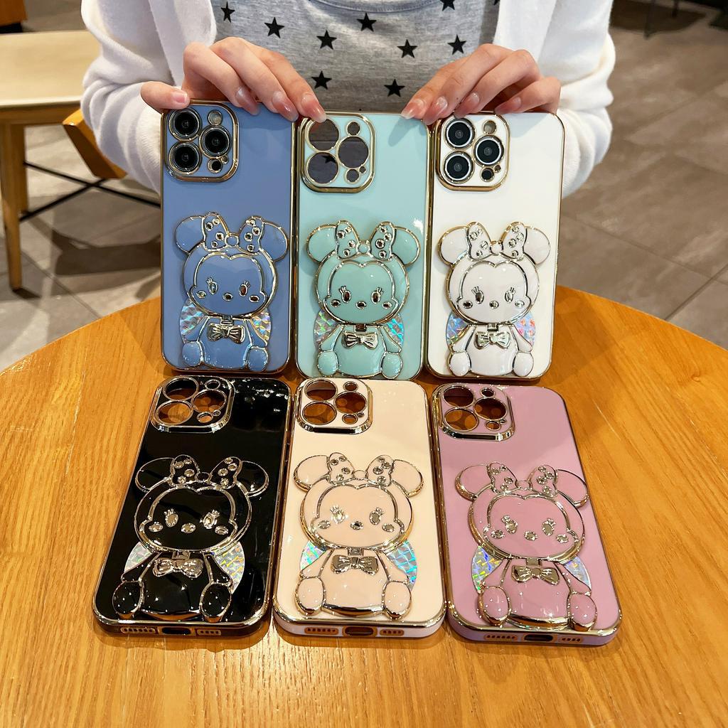 Ốp Điện Thoại Hình Mickey 6d Cho iPhone 6 plus 6s plus 7 plus 8 plus xs max xr 11 pro max 12 pro max 13 pro max 14 plus 14 pro max